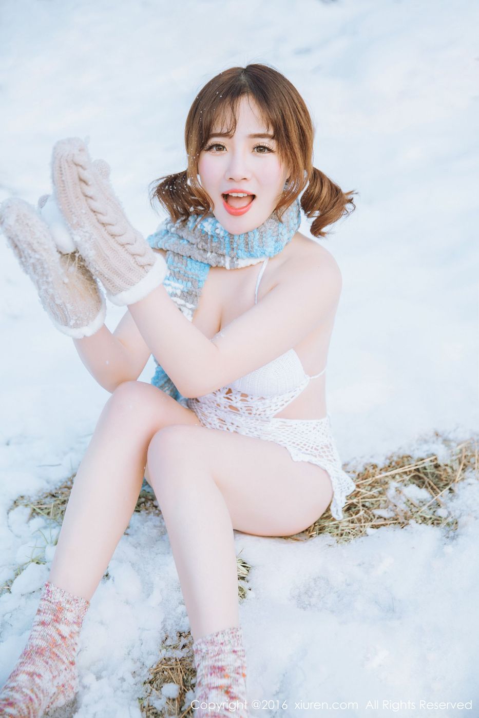 性感女神徐cake新春雪地巨乳内衣诱惑套图 No.484
