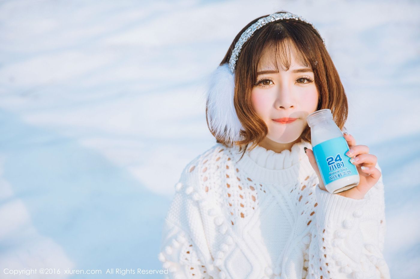 性感女神徐cake新春雪地巨乳内衣诱惑套图 No.484