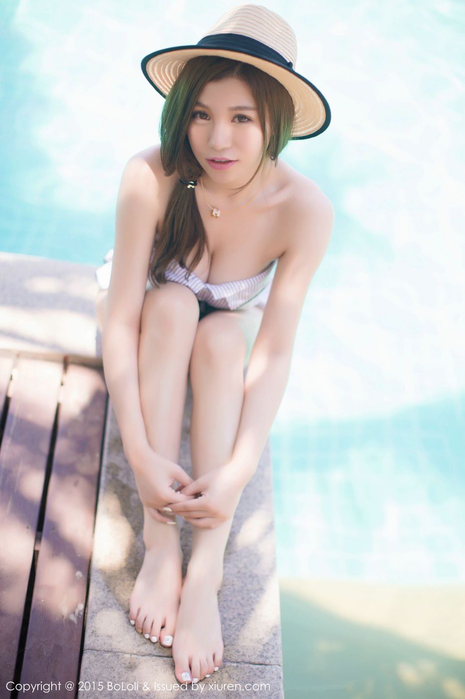 清新美女刘娅希比基尼爆乳泳衣诱惑三亚旅拍写真 VOL.014