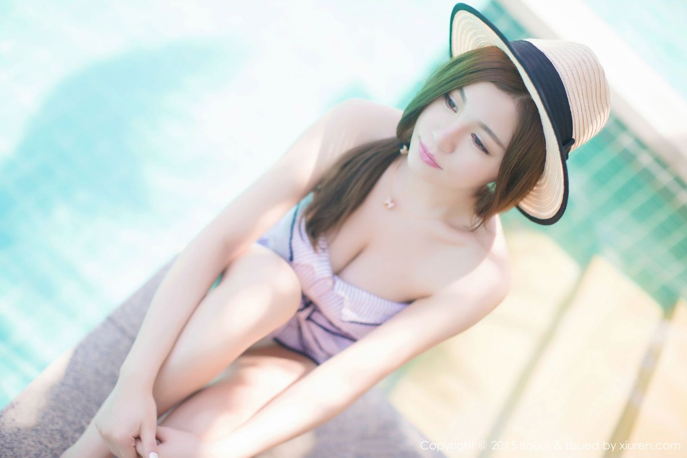 清新美女刘娅希比基尼爆乳泳衣诱惑三亚旅拍写真 VOL.014