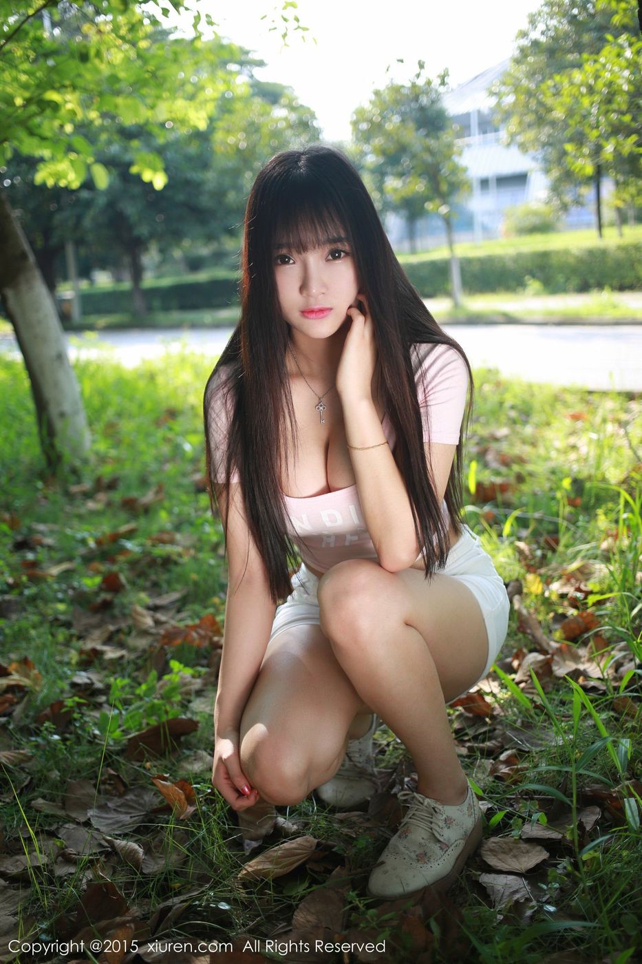 极品美女模特夏瑶baby广州大学城清新外拍 No.345