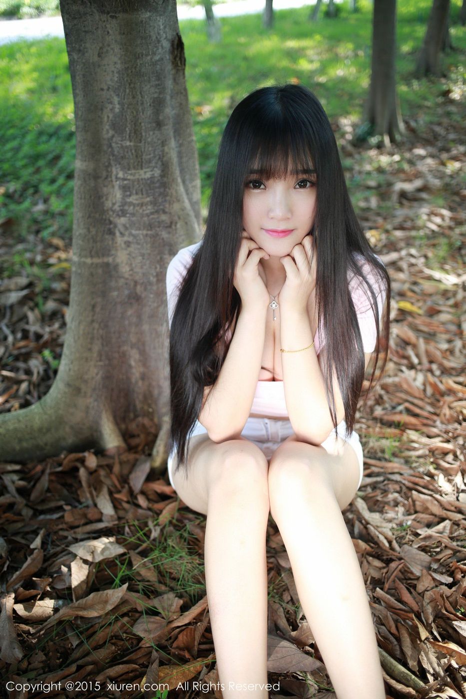 极品美女模特夏瑶baby广州大学城清新外拍 No.345