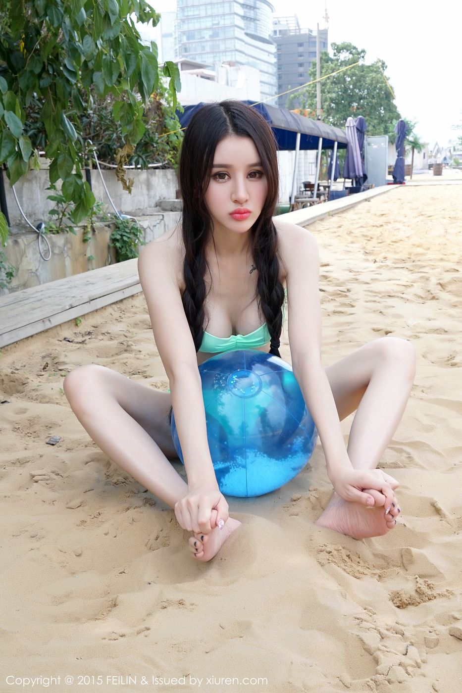 性感美女Cheryl青树沙滩比基尼诱惑写真第二套 VOL.012