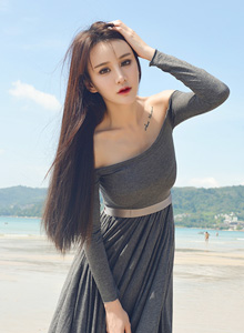 [TGOD推女神] 美女模特Cheryl青树沙滩比基尼内衣诱惑普吉岛旅拍第二刊