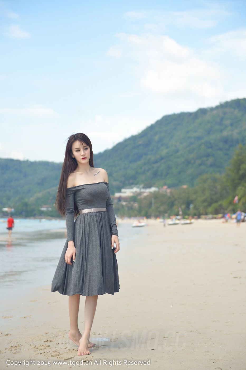美女模特Cheryl青树沙滩比基尼内衣诱惑普吉岛旅拍第二刊