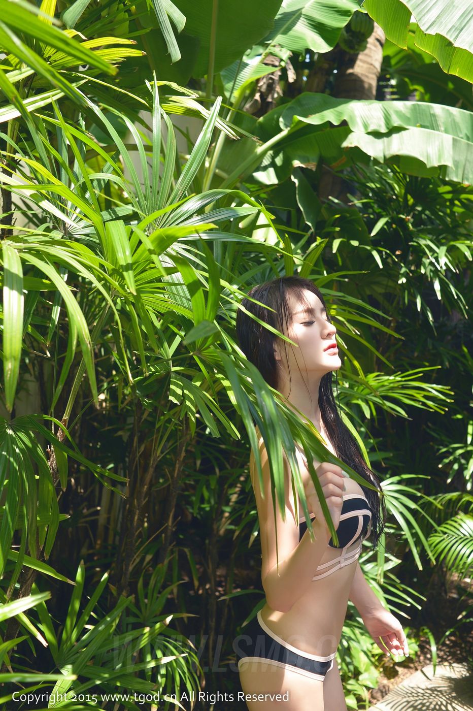 美女模特Cheryl青树沙滩比基尼内衣诱惑普吉岛旅拍第二刊