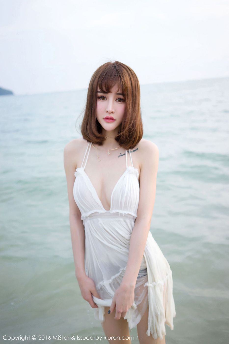 性感嫩模Cheryl青树兰清新爆乳湿身诱惑卡威沙滩写真 Vol.110