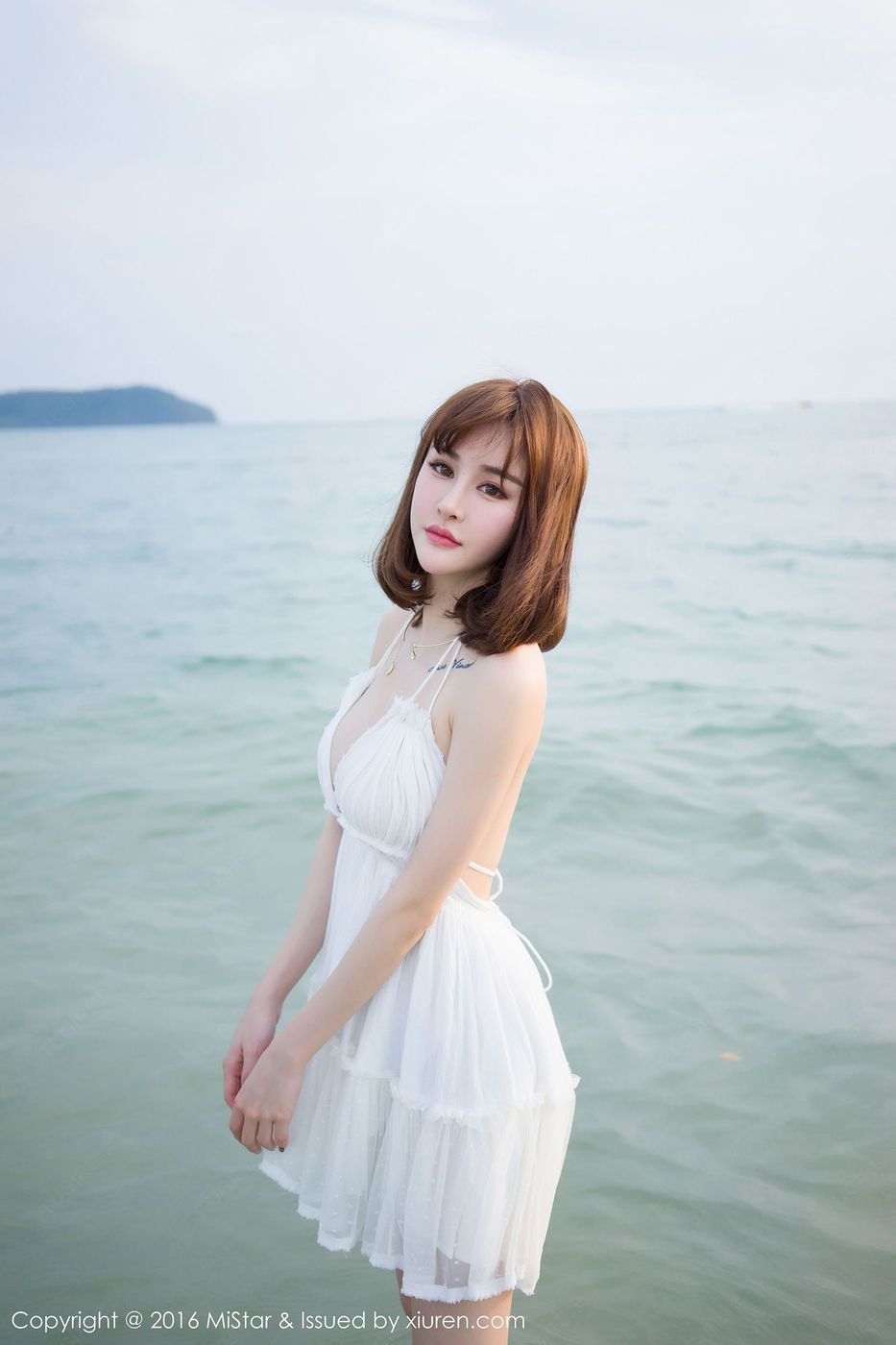 性感嫩模Cheryl青树兰清新爆乳湿身诱惑卡威沙滩写真 Vol.110