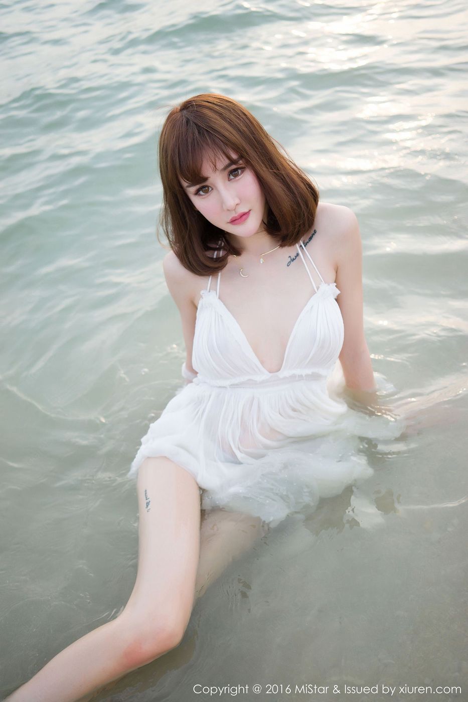 性感嫩模Cheryl青树兰清新爆乳湿身诱惑卡威沙滩写真 Vol.110