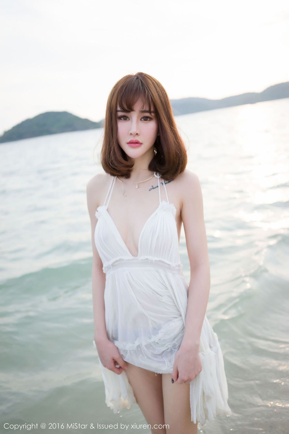 性感嫩模Cheryl青树兰清新爆乳湿身诱惑卡威沙滩写真 Vol.110