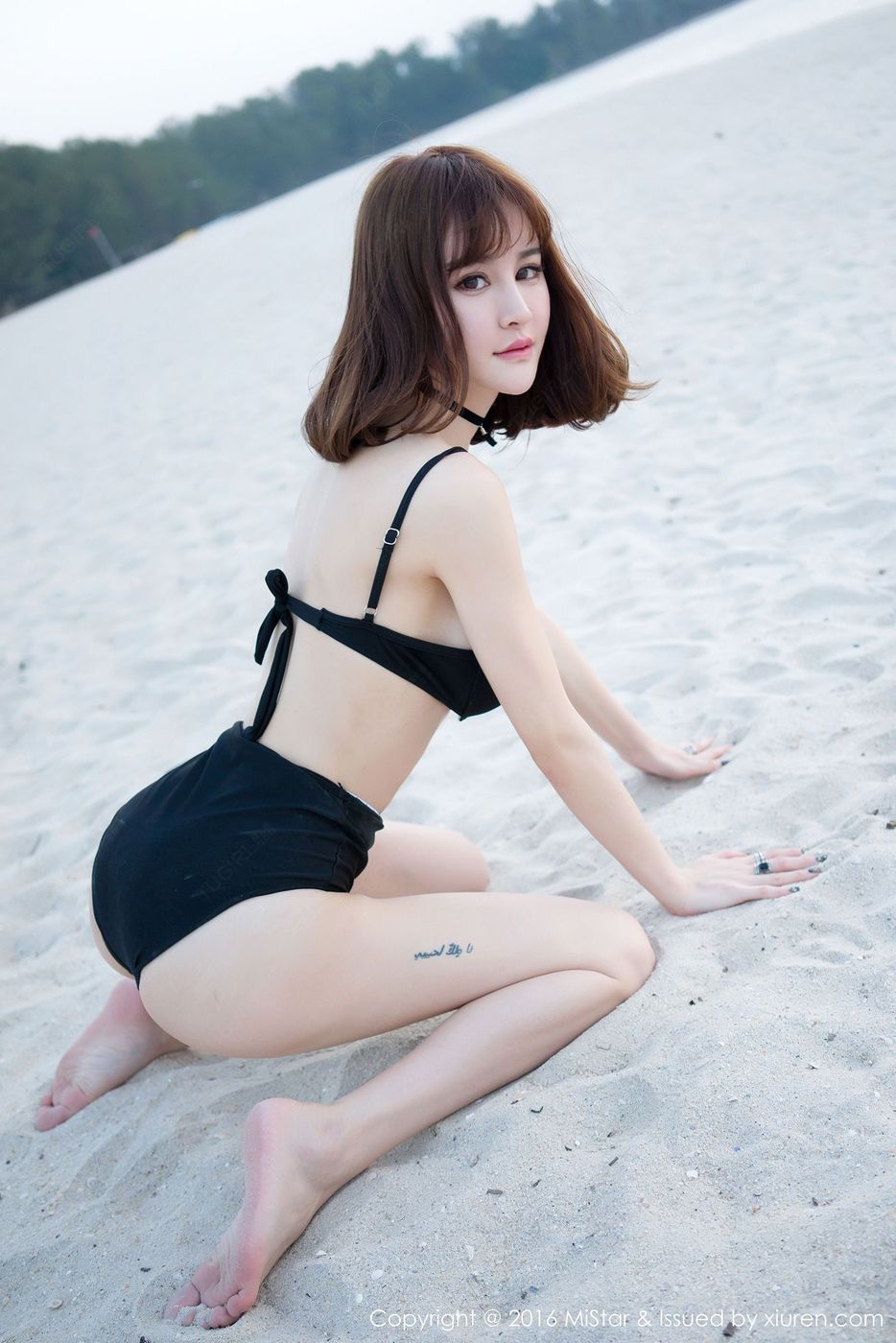 性感嫩模Cheryl青树兰清新爆乳湿身诱惑卡威沙滩写真 Vol.110