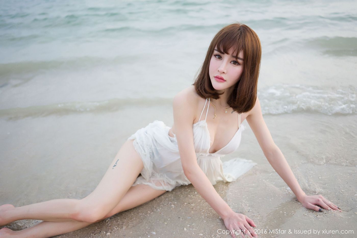 性感嫩模Cheryl青树兰清新爆乳湿身诱惑卡威沙滩写真 Vol.110