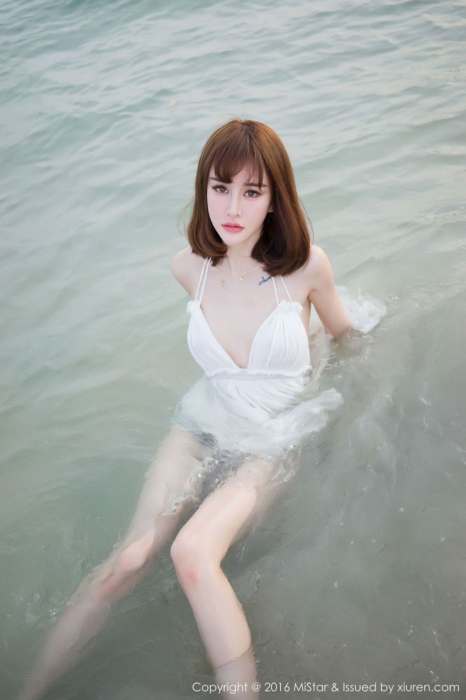 性感嫩模Cheryl青树兰清新爆乳湿身诱惑卡威沙滩写真 Vol.110