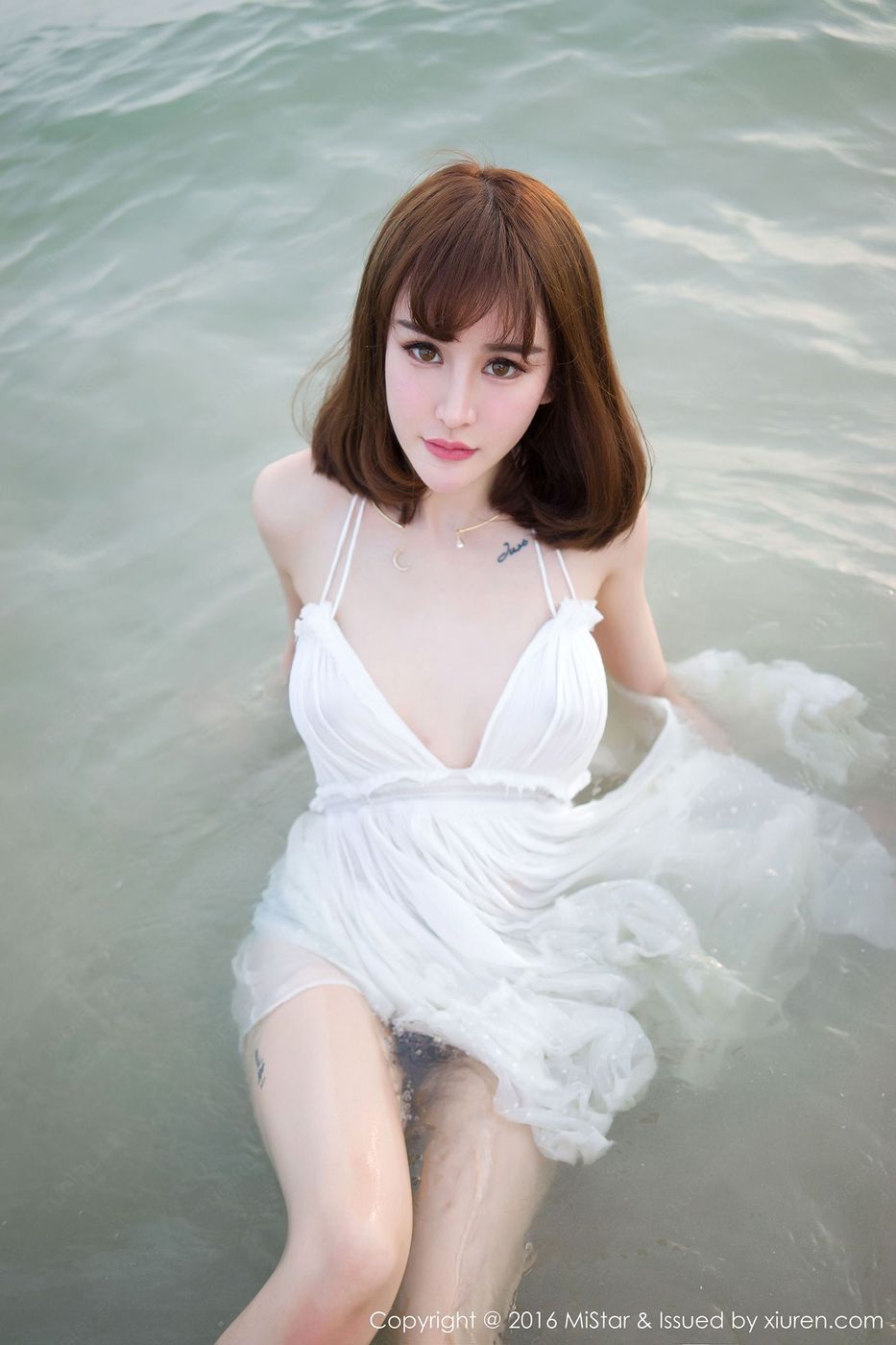 性感嫩模Cheryl青树兰清新爆乳湿身诱惑卡威沙滩写真 Vol.110