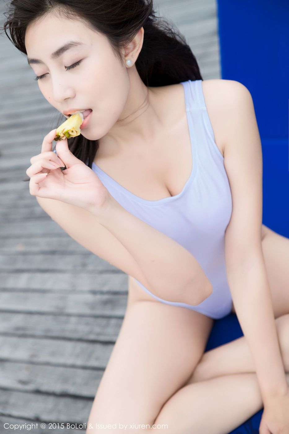 性感女神许诺Sabrina海边比基尼连体装马尔代夫旅拍第3套 VOL.064