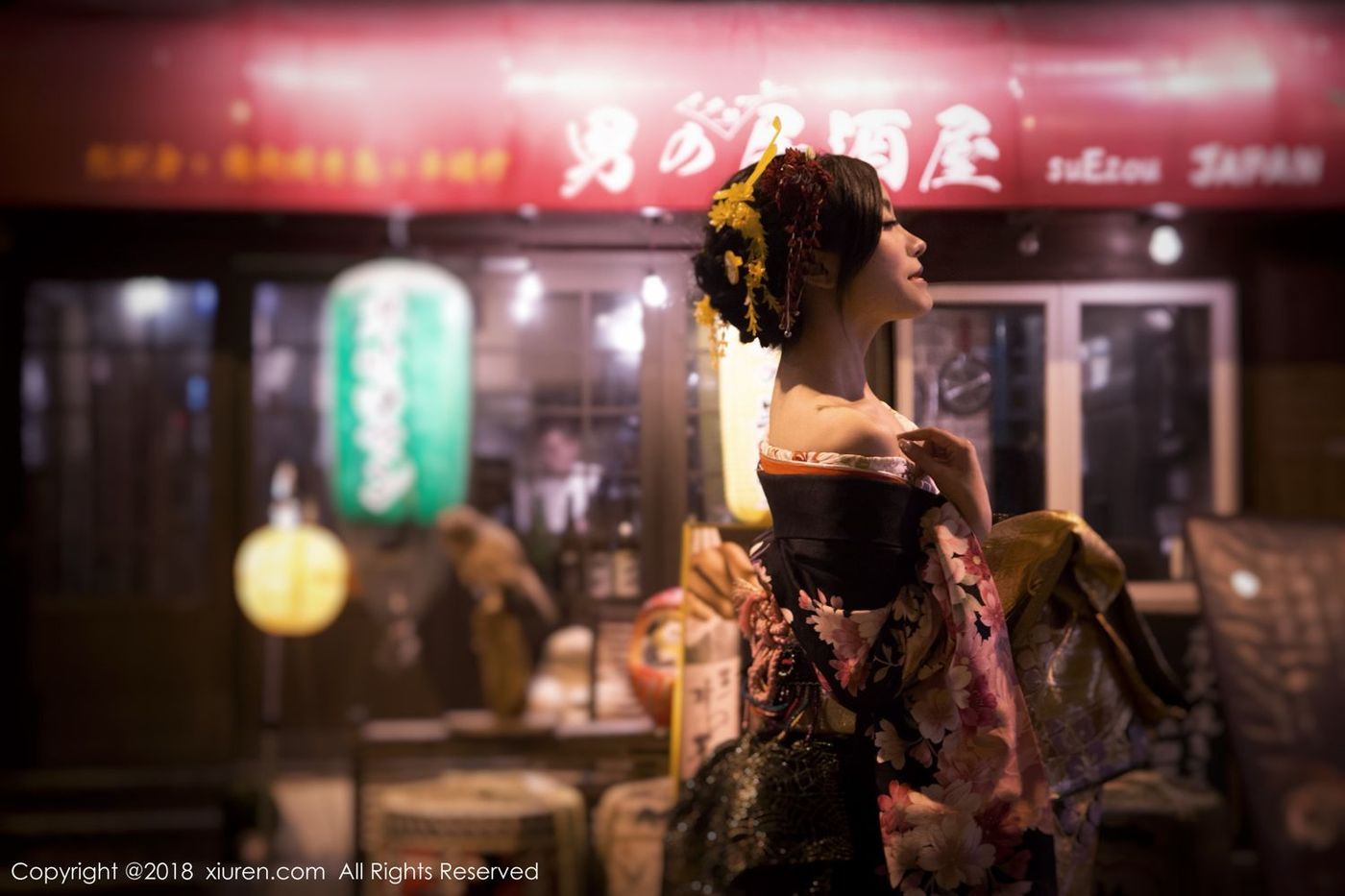 性感女神许诺Sabrina花魁主题日本旅拍 No.930