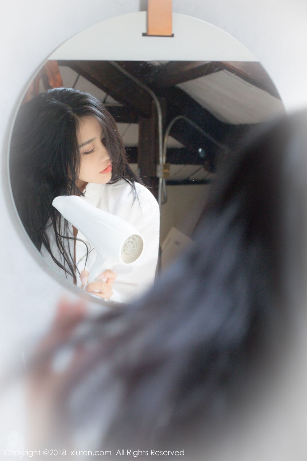 宅男女神许诺Sabrina清新薄纱早安女友写真 No.1024