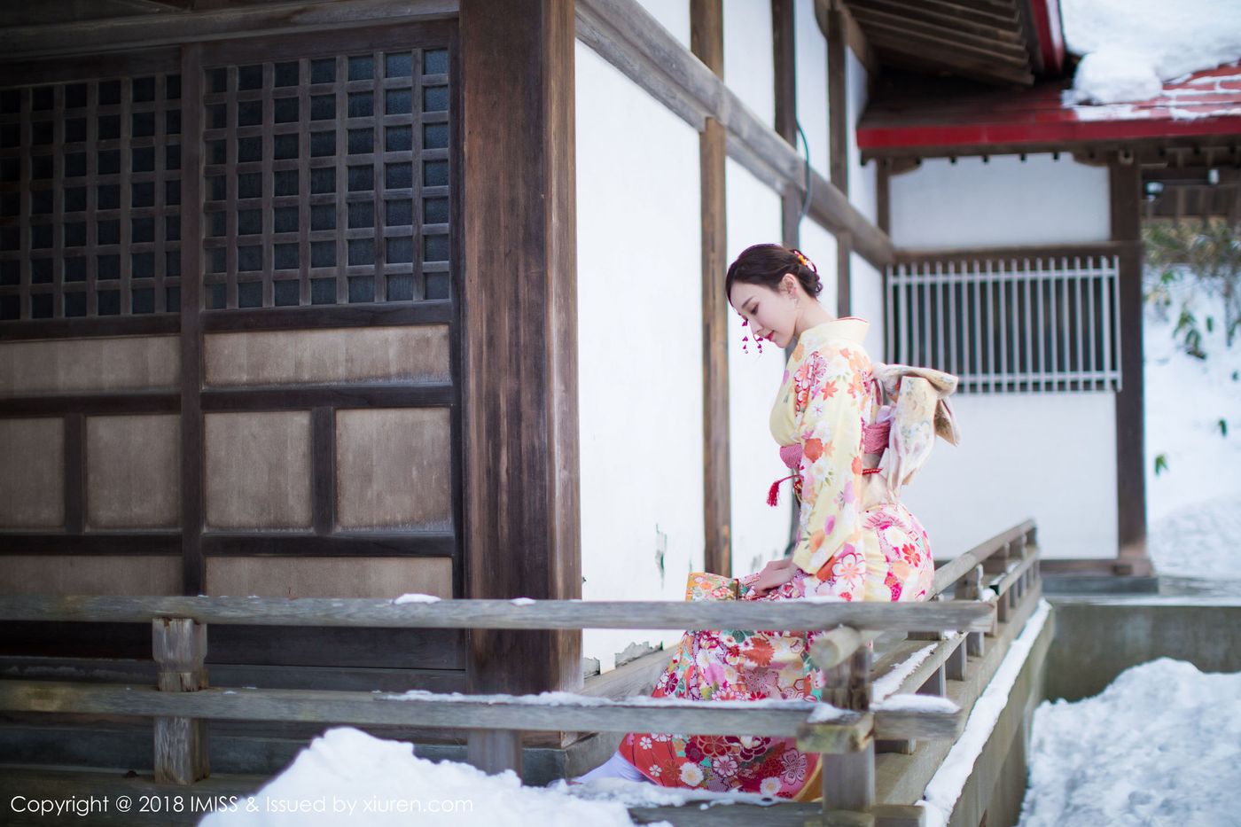 养眼和服美女淼淼萌萌哒学生装制服诱惑北海道旅拍 Vol.242