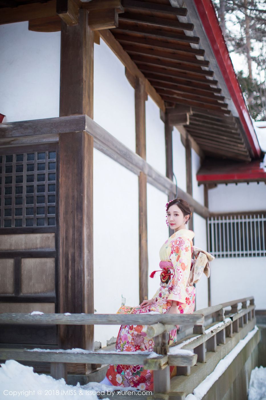 养眼和服美女淼淼萌萌哒学生装制服诱惑北海道旅拍 Vol.242