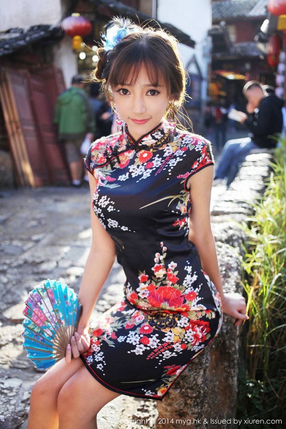 旗袍美女王馨瑶yanni极品身材丽江旅拍最后一套 Vol.080