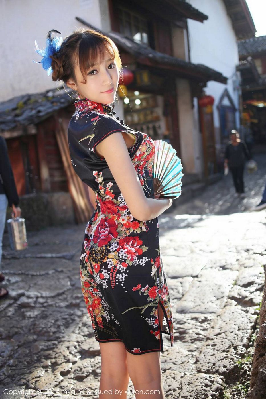 旗袍美女王馨瑶yanni极品身材丽江旅拍最后一套 Vol.080