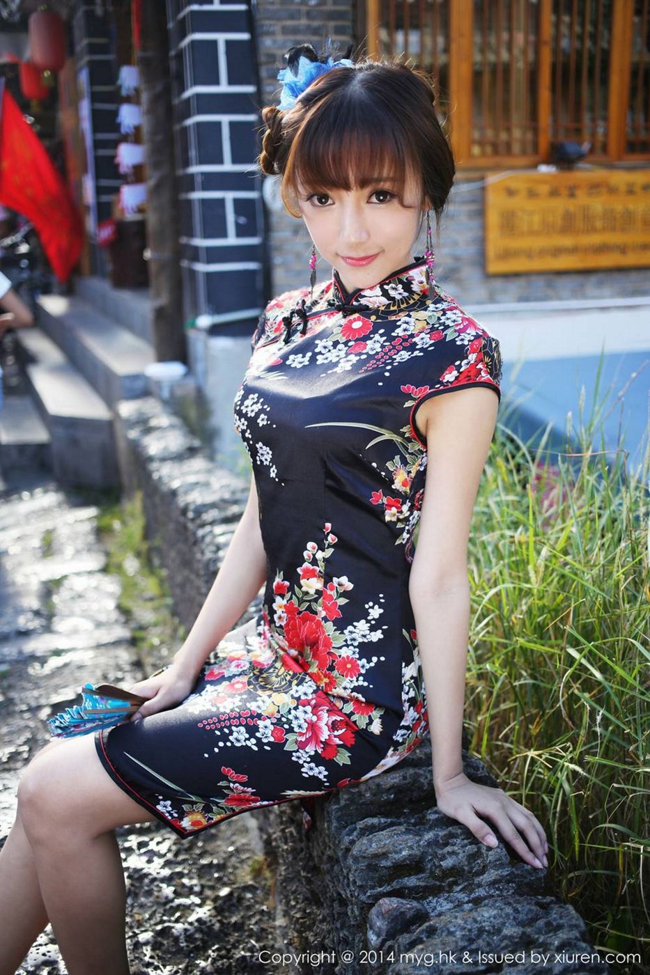 旗袍美女王馨瑶yanni极品身材丽江旅拍最后一套 Vol.080