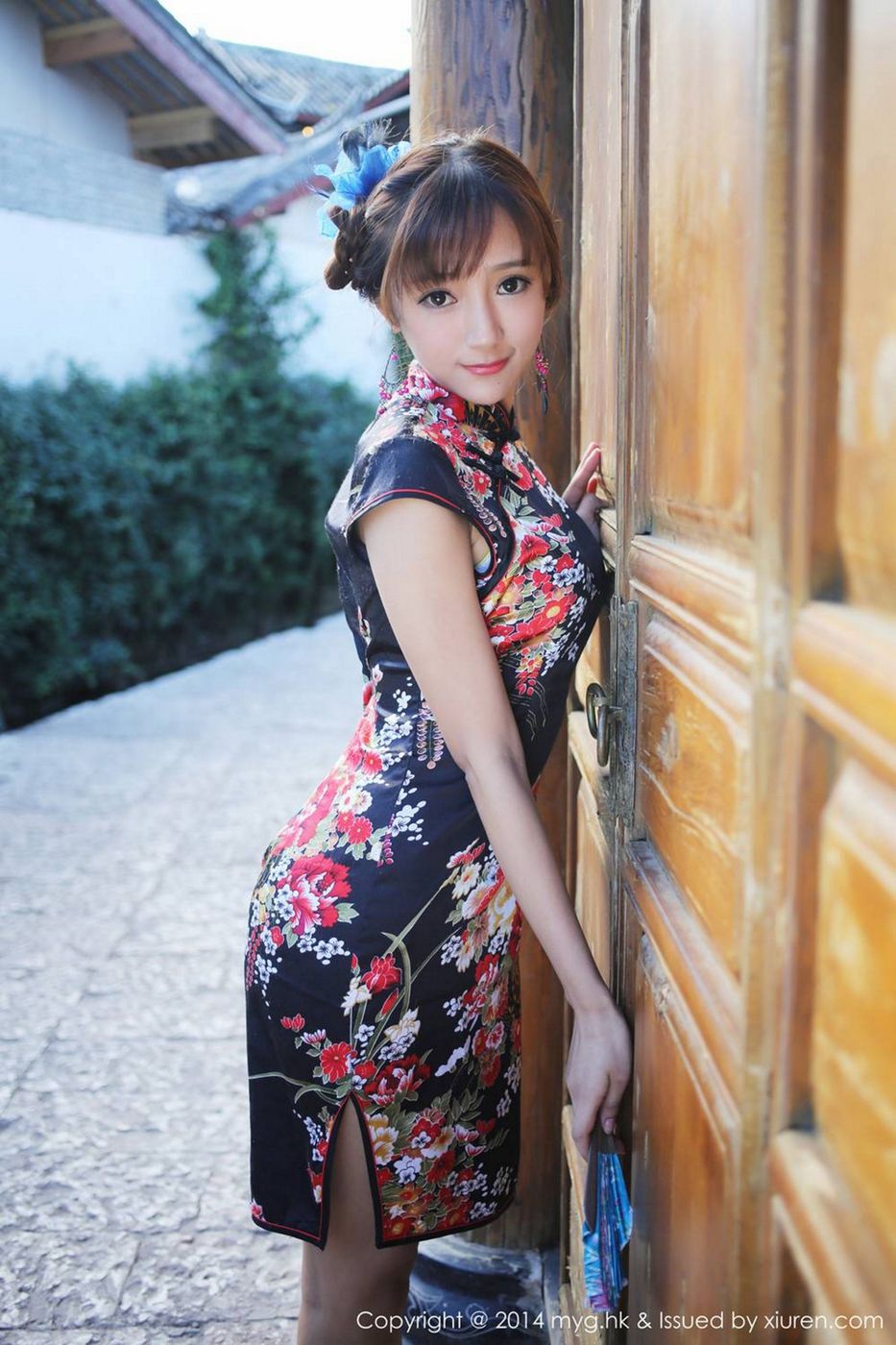 旗袍美女王馨瑶yanni极品身材丽江旅拍最后一套 Vol.080