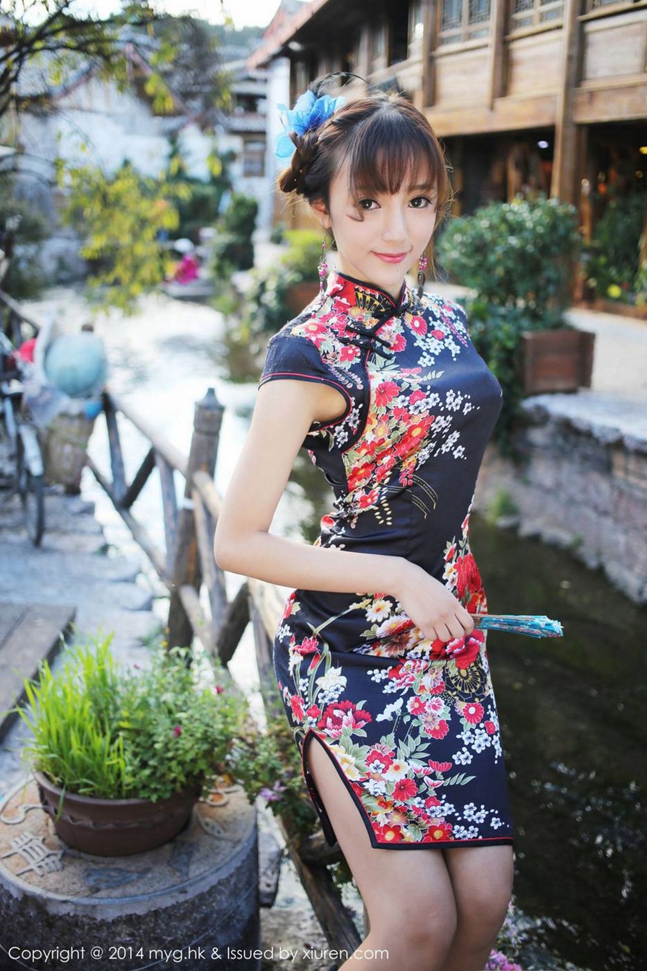 旗袍美女王馨瑶yanni极品身材丽江旅拍最后一套 Vol.080