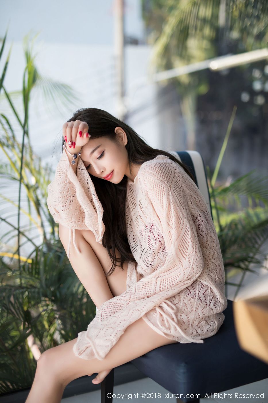 甜美女神杨晨晨sugar旗袍爆乳丝袜美腿普吉岛旅拍 No.1196