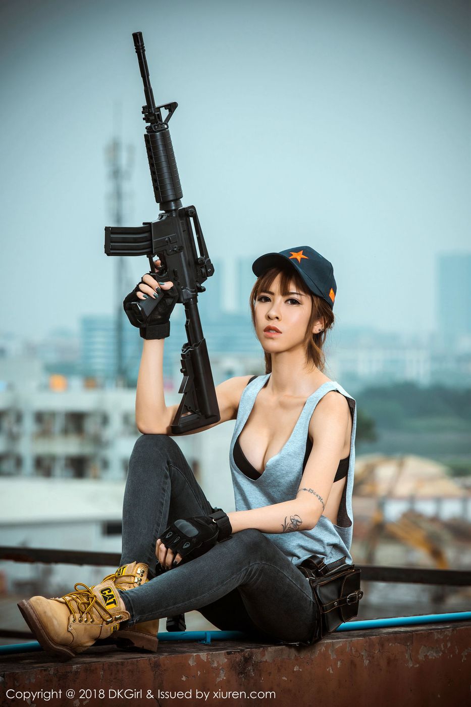 性感美女模特蔡乐儿绝地求生内衣诱惑吃鸡特辑 Vol.065