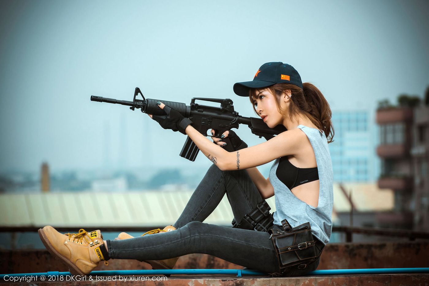 性感美女模特蔡乐儿绝地求生内衣诱惑吃鸡特辑 Vol.065