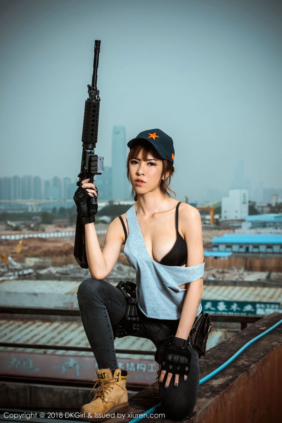 性感美女模特蔡乐儿绝地求生内衣诱惑吃鸡特辑 Vol.065