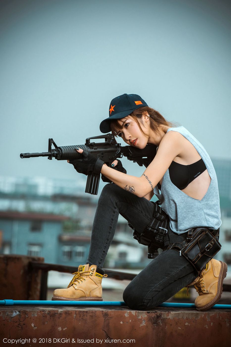 性感美女模特蔡乐儿绝地求生内衣诱惑吃鸡特辑 Vol.065