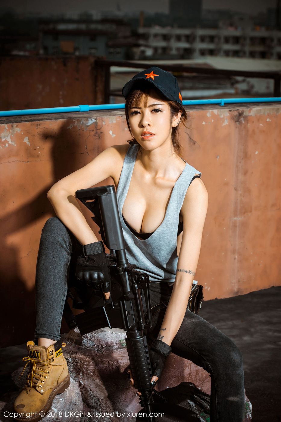 性感美女模特蔡乐儿绝地求生内衣诱惑吃鸡特辑 Vol.065
