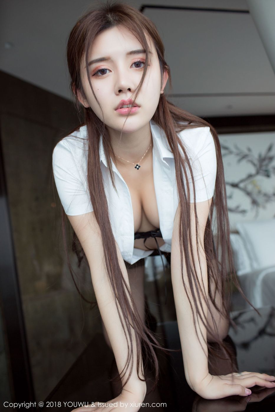 美女模特兔子Nina职场OL女秘书黑丝美腿写真 VOL.081