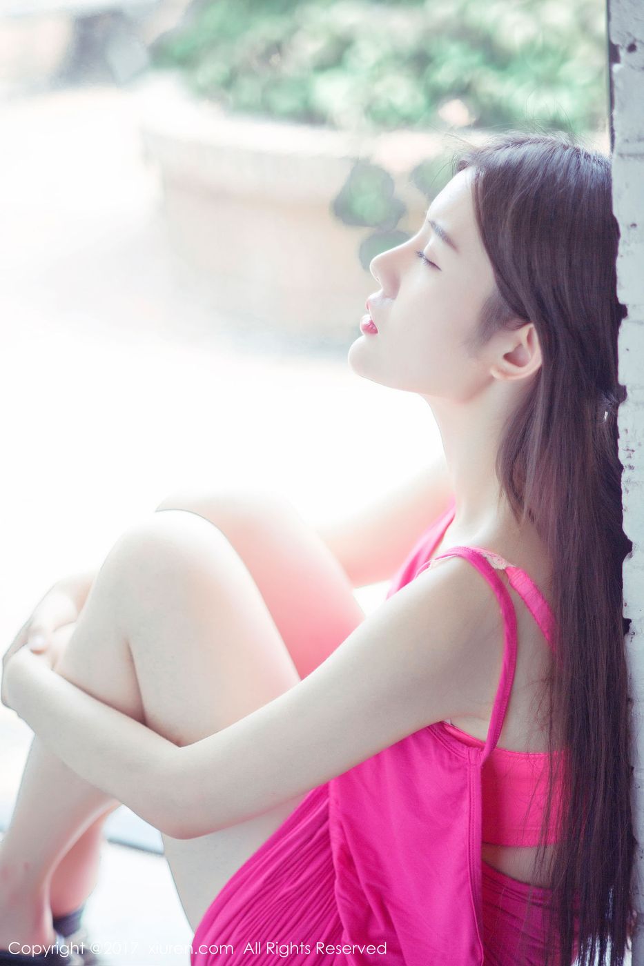 新晋嫩模兔子NINA蕾丝吊带袜湿身诱惑妩媚写真 NO.813