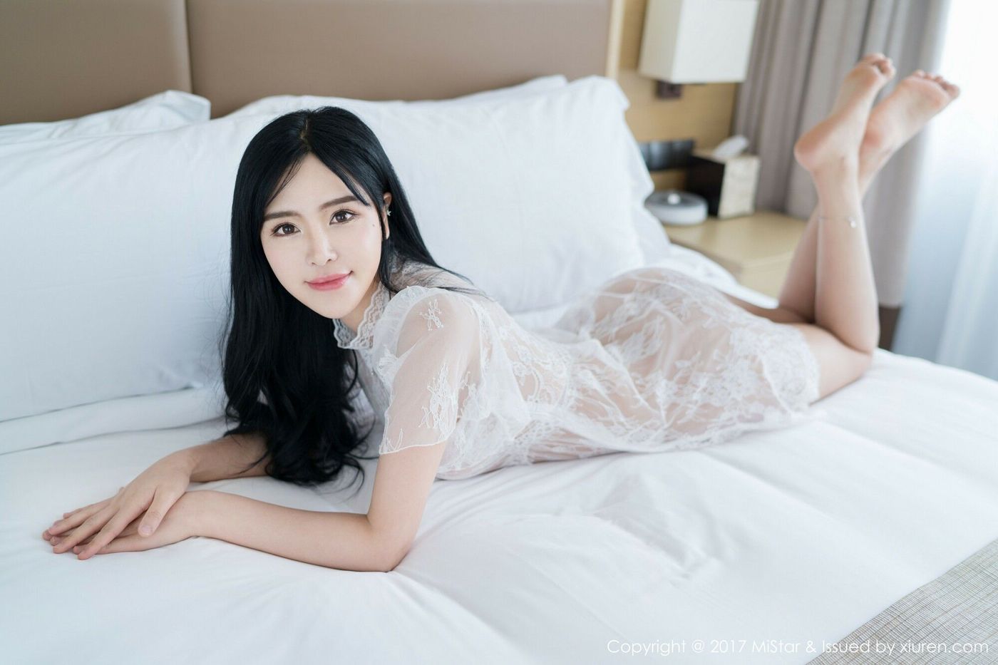 宅男女神刘钰儿透视雪纺蕾丝风情诱惑性感写真 VOL.179