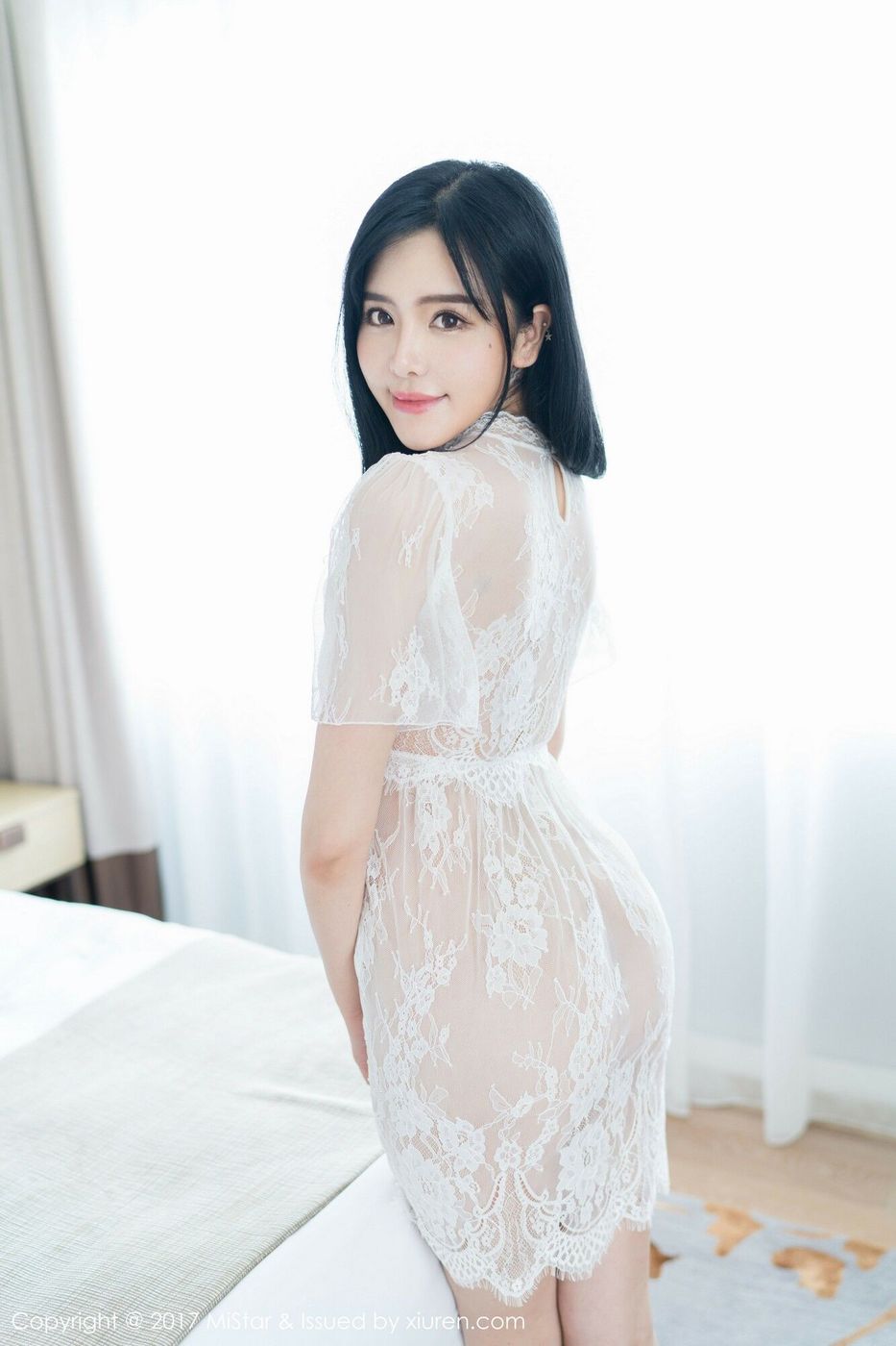 宅男女神刘钰儿透视雪纺蕾丝风情诱惑性感写真 VOL.179