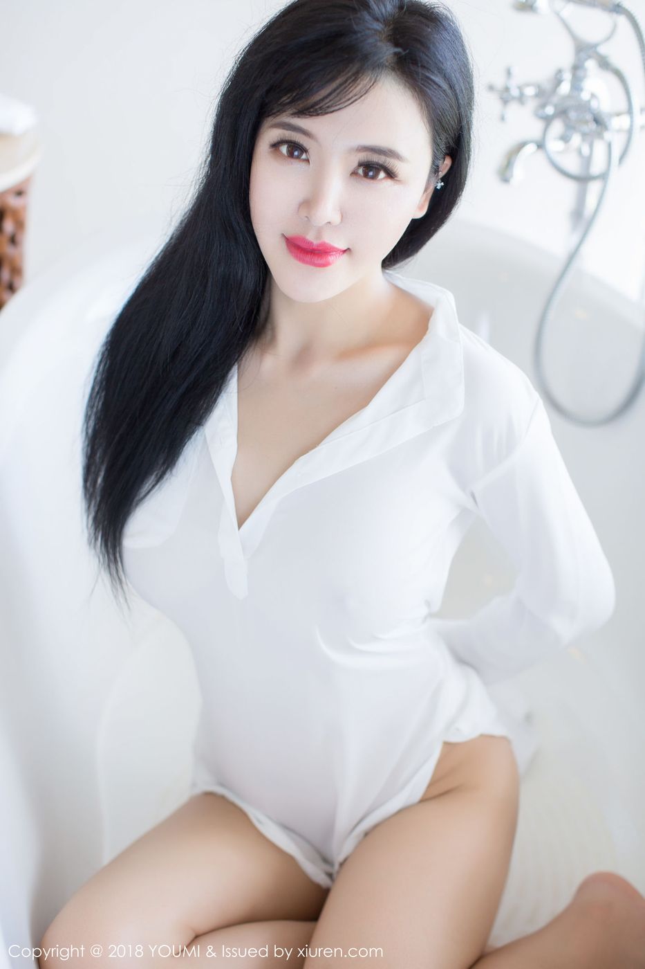 性感女神刘钰儿清新白衬衫黑丝情趣内衣诱惑套图 Vol.107