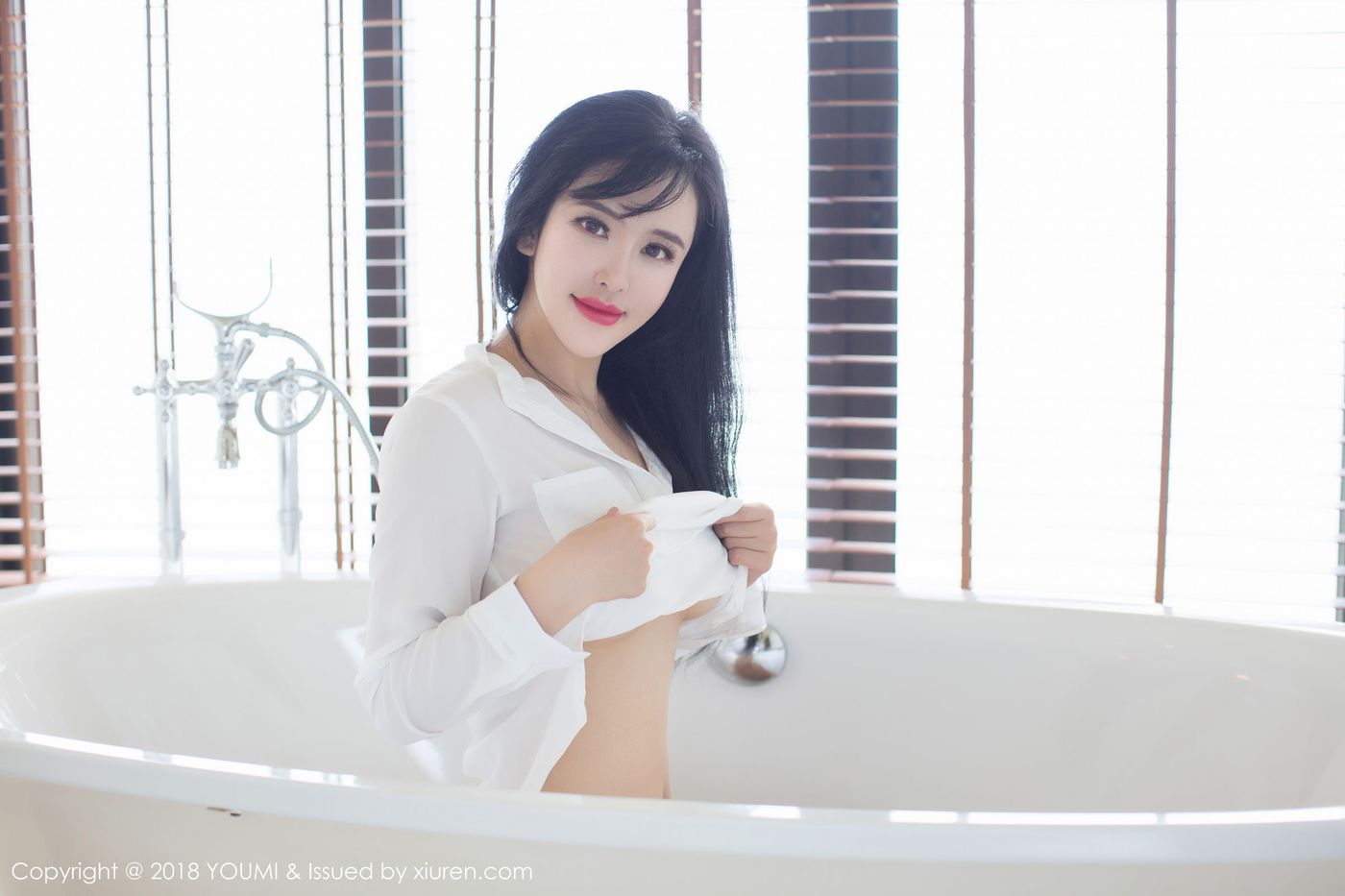 性感女神刘钰儿清新白衬衫黑丝情趣内衣诱惑套图 Vol.107