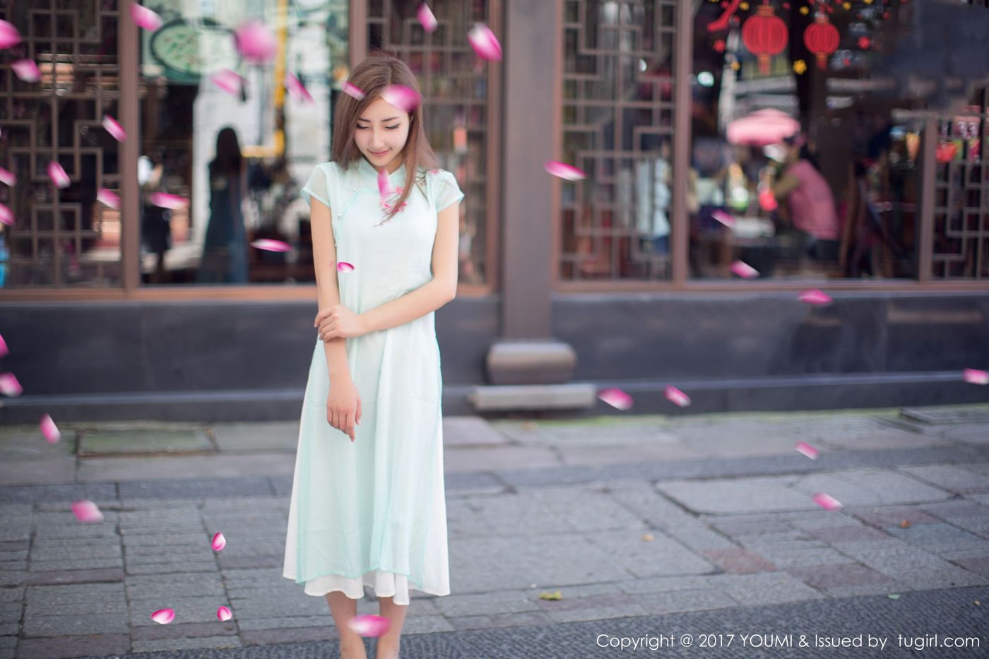 美女模特Yumi尤美针织毛衣性感旗袍内衣诱惑写真 Vol.005