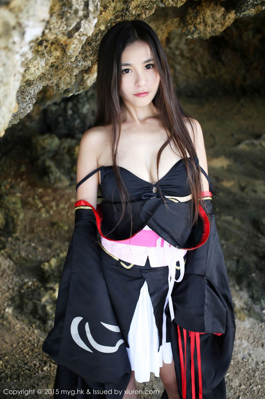 和服美女moa小姐诱惑美胸修长美腿腿菲律宾长滩旅拍