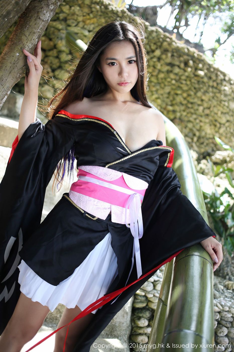 和服美女moa小姐诱惑美胸修长美腿腿菲律宾长滩旅拍