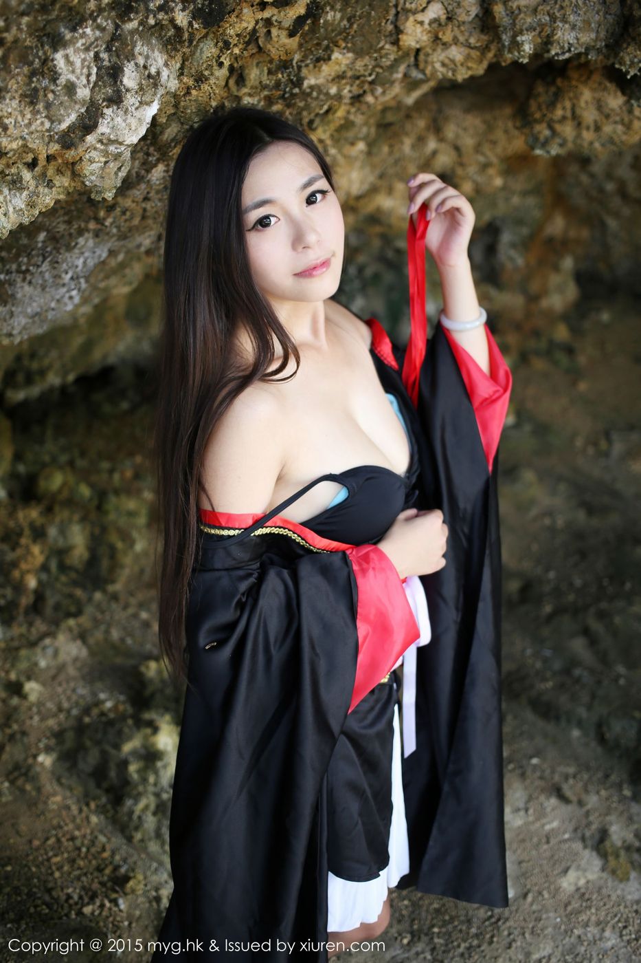和服美女moa小姐诱惑美胸修长美腿腿菲律宾长滩旅拍