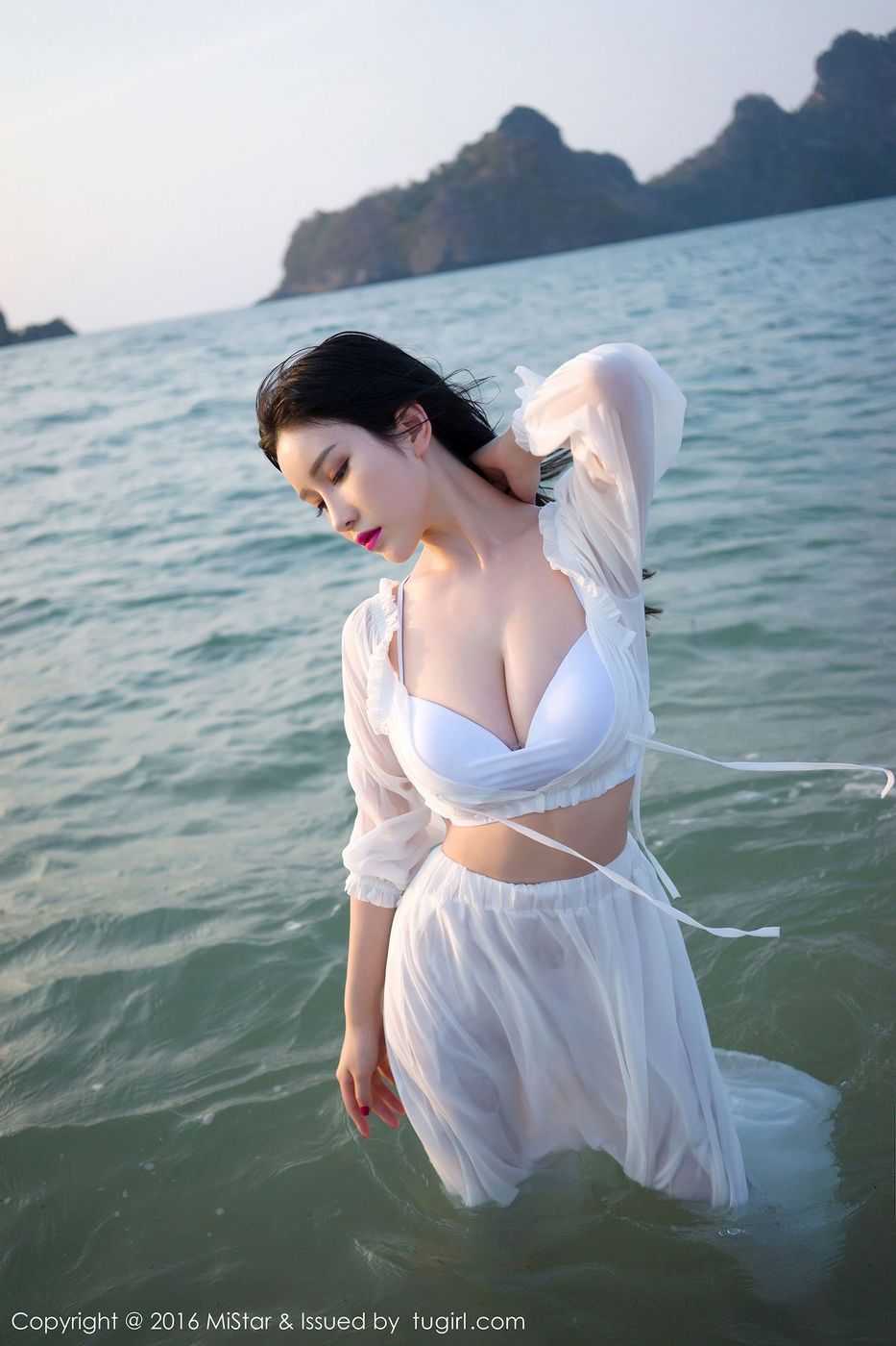 性感女神于姬Una沙滩比基尼爆乳美腿兰卡威旅拍第三套