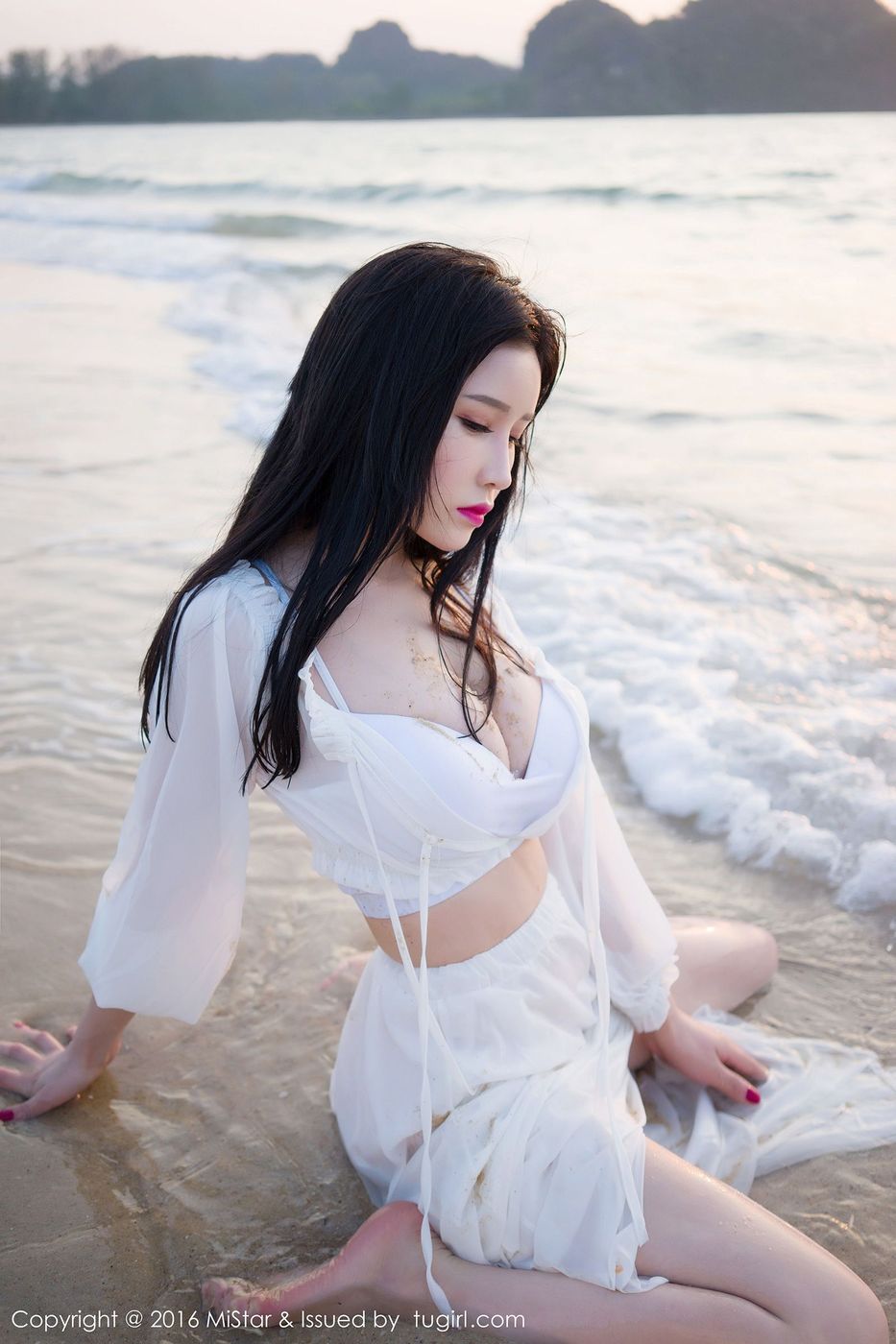 性感女神于姬Una沙滩比基尼爆乳美腿兰卡威旅拍第三套
