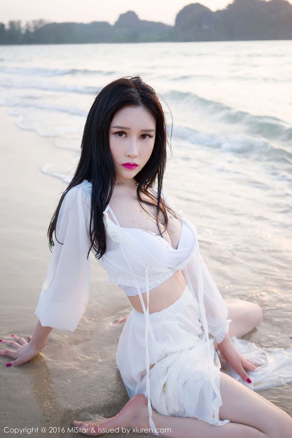 性感女神于姬Una沙滩比基尼爆乳美腿兰卡威旅拍第三套