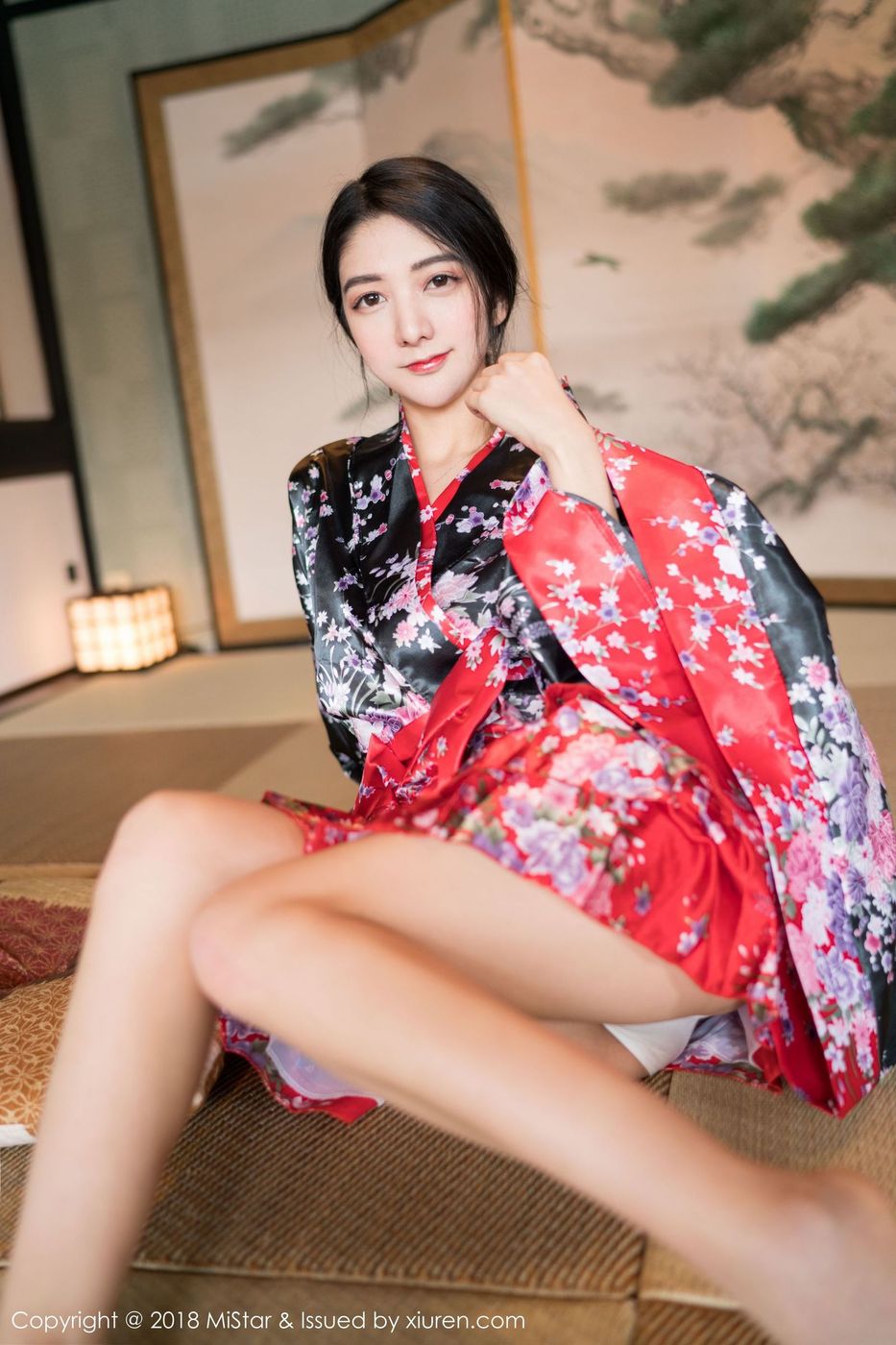性感女神Angela小热巴开背毛衣和服美腿万种风情写真 VOL.213