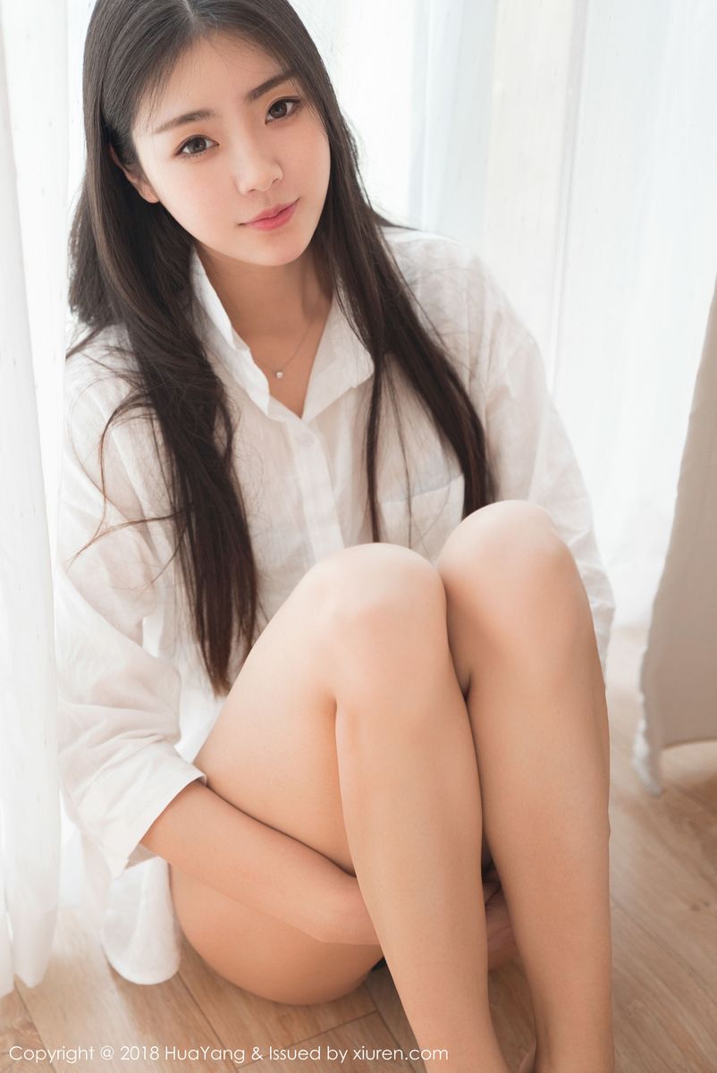 美女模特可乐Vicky白衬衫长发飘飘泰国旅拍