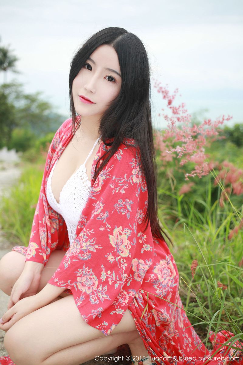 极品美女谢芷馨Sindy户外和服比基尼诱惑泰国苏梅岛旅拍